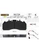 Valeo Brake Pad Set with Lock Screw 249.3mm Width