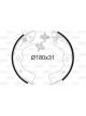 Valeo Brake Shoe Set 30mm Width 180mm Dia
