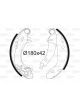 Valeo Brake Shoe Set 40mm Width 180mm Dia