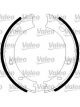 Valeo Parking Brake Shoe Set 169mm