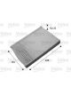 Valeo Filter Cabin Air