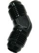 Aeroflow 45 Degree Male Flare Union -3AN Black