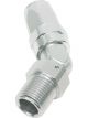 Aeroflow Male NPT Taper Swivel 45Â° Hose End 1/2