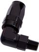 Aeroflow Male NPT Taper Swivel 90Â° Hose End 1/4