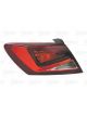 Valeo Combination Rearlight w/o Bulbs Left with Bulb Holder LED
