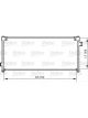 Valeo Condenser w/o Dehumidifier