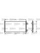 Valeo Air Conditioning Condenser