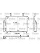 Valeo Condenser R134a with Dryer 550mm Width 380mm Length 16mm Depth