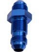 Aeroflow Straight AN Bulkhead -6AN Blue