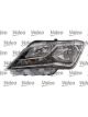 Valeo Headlight with Servo Motor Left H7 Halogen Electric Transparent