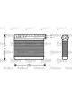 Valeo Heat Exchanger Interior Heating 260mm Width 212mm Length 50mm Depth For LH