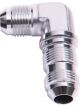 Aeroflow 90 Degree AN Bulkhead -8AN Silver