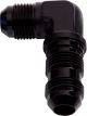 Aeroflow 90 Degree AN Bulkhead -16AN Black