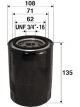 Valeo Oil Filter OD 93.5mm, Height 132mm, ID 72.5mm Filter Bar 1.2
