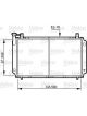 Valeo Radiator Engine Cooling 349mm Width 590mm Length 16mm Depth