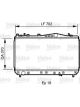 Valeo Radiator Engine Cooling 702mm Width 370mm Length 18mm Synthetic