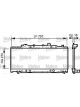 Valeo Radiator Engine Cooling 757mm Width 270mm Length 16mm Depth 35mm Inlet