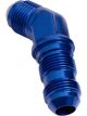 Aeroflow 45 Degree AN Bulkhead -12AN Blue