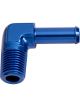 Aeroflow Male NPT to Barb 90 Degree Adapter 1/8
