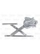 Valeo Window Winder Front w/o Electric Motor
