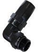 Aeroflow ORB Taper Swivel 90 Deg Hose End -12AN to -10AN Black