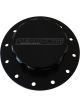 Aeroflow Screw-On Fuel Cell Cap Assembly + Bolts & Gasket Black