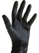 Bastion HD Nitrile Diamond Grip Gloves Black Powder Free Large Pack 50