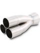 Vibrant Stainless Steel 3-1 Merge Collector 1.50