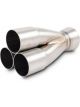 Vibrant Stainless Steel 3-1 Merge Collector 1.625