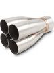 Vibrant Stainless Steel 4-1 Merge Collector 2.125
