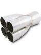 Vibrant Stainless Steel 4-1 Merge Collector 2.5
