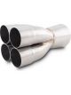 Vibrant Stainless Steel 4-1 Merge Collector 2.5