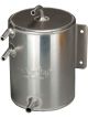 OBP 2 Litre Bulkhead Mount 130mm Diameter x 170mm Fuel Swirl Pot 1/2