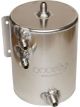 OBP 2 Litre Bulkhead Mount 130mm Diameter x 170mm Fuel Swirl Pot JIC Fittings