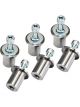 OBP 6 x Steel Pedal Box Fixing Top Hats and Bolts