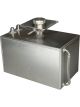 OBP 3 Gallon Aluminium Foam Filled Fuel Tank with 50mm Bowl JIC 10 Fittings