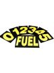 OBP Standard Pit Board Numbers Yellow
