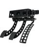 OBP Victory Top Mounted Cockpit Fit 3 Pedal System - Flat Steel Pedals