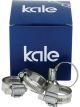 Kale Hose Clamps 9mm Band Diameter 16-27mm SS W2 Pack of 10