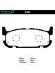Project Mu NS-Ep Brake Pad Set For Mazda Mx5 Na8 Nb6 Nb8B Rear