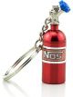 NOS Nitrogen Gas Bottle Keychain Red