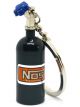 NOS Nitrogen Gas Bottle Keychain Black