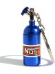 NOS Nitrogen Gas Bottle Keychain Blue