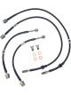 Hosetechnik Braided Brake Hose Kit Black