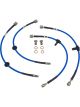 Hosetechnik Braided Brake Hose Kit Blue