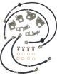 Hosetechnik Braided Brake Hose Kit Black