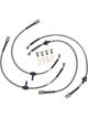 Hosetechnik Braided Brake Hose Kit Clear