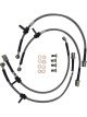 Hosetechnik Braided Brake Hose Kit Clear