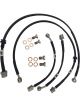 Hosetechnik Braided Brake Hose Kit Black