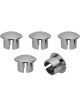 Street Pro Wheel Plugs Chrome Push In 11/16